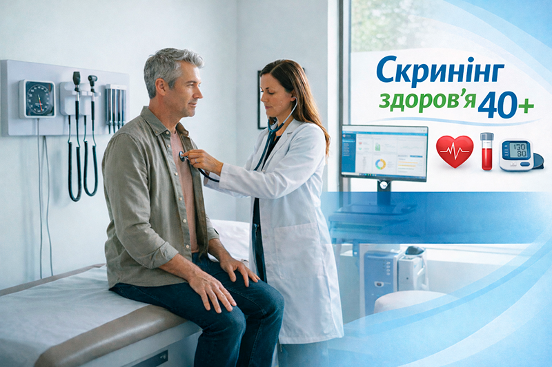 скрінінг здоров'я 40+